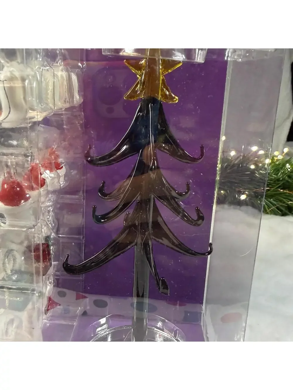 Nightmare Before Christmas Glass Tree - NRFB